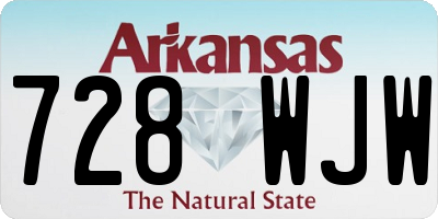 AR license plate 728WJW