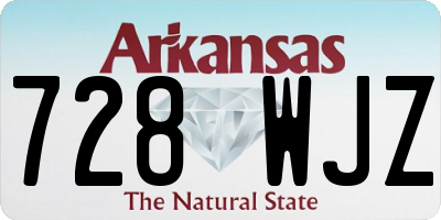 AR license plate 728WJZ