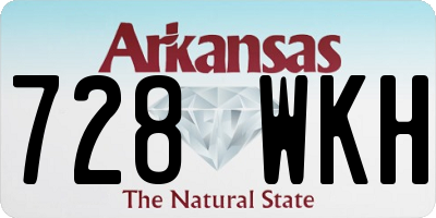 AR license plate 728WKH