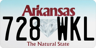 AR license plate 728WKL