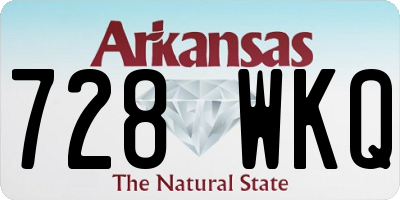 AR license plate 728WKQ