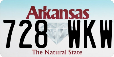 AR license plate 728WKW