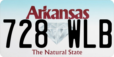 AR license plate 728WLB