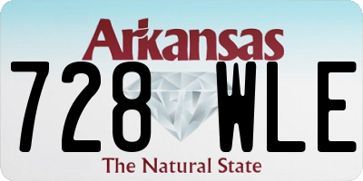 AR license plate 728WLE