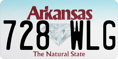 AR license plate 728WLG