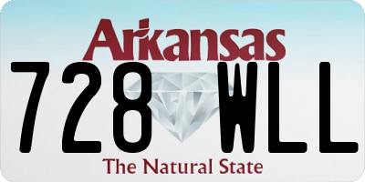 AR license plate 728WLL