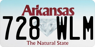 AR license plate 728WLM