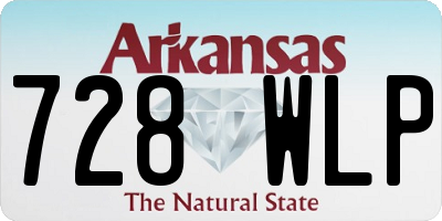 AR license plate 728WLP