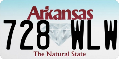 AR license plate 728WLW