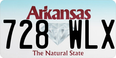 AR license plate 728WLX