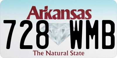 AR license plate 728WMB