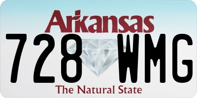AR license plate 728WMG