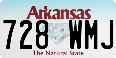 AR license plate 728WMJ