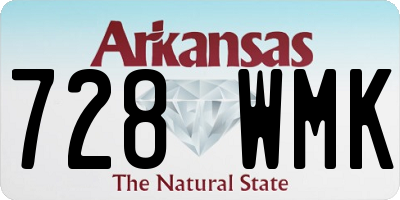 AR license plate 728WMK