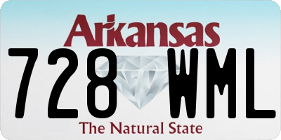 AR license plate 728WML