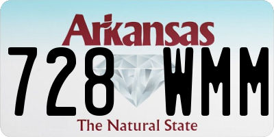 AR license plate 728WMM