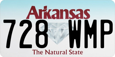 AR license plate 728WMP