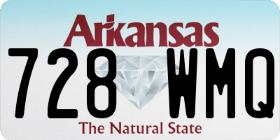 AR license plate 728WMQ