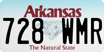 AR license plate 728WMR