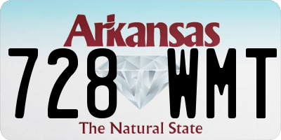 AR license plate 728WMT