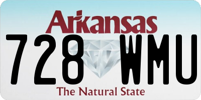 AR license plate 728WMU