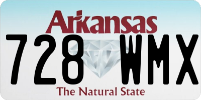 AR license plate 728WMX