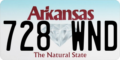 AR license plate 728WND