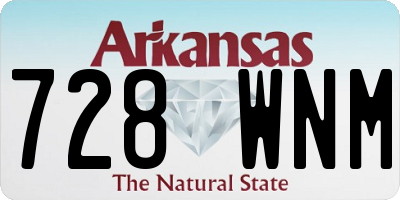 AR license plate 728WNM