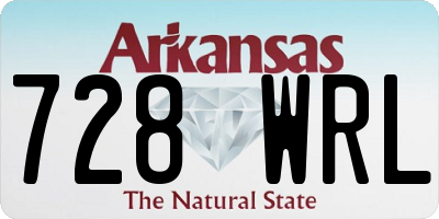 AR license plate 728WRL