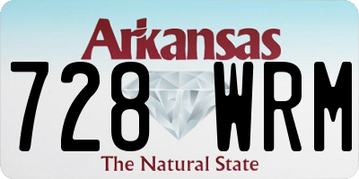 AR license plate 728WRM