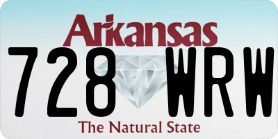 AR license plate 728WRW