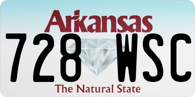 AR license plate 728WSC