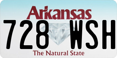 AR license plate 728WSH
