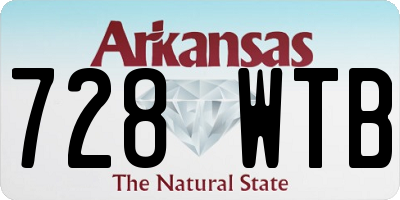AR license plate 728WTB