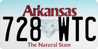 AR license plate 728WTC