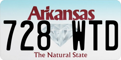 AR license plate 728WTD