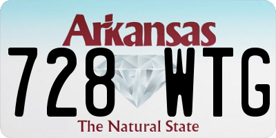 AR license plate 728WTG