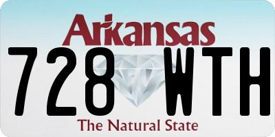 AR license plate 728WTH