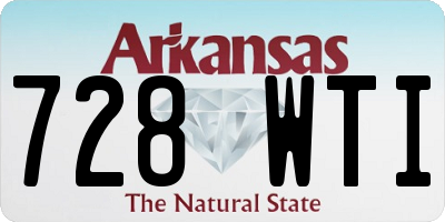 AR license plate 728WTI