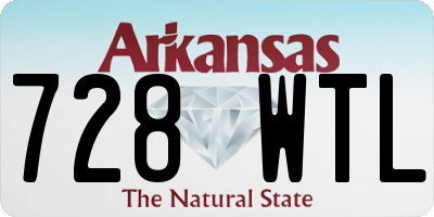 AR license plate 728WTL