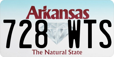 AR license plate 728WTS