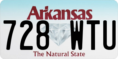 AR license plate 728WTU