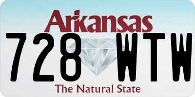 AR license plate 728WTW