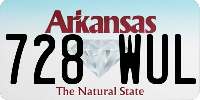 AR license plate 728WUL