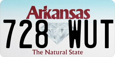 AR license plate 728WUT