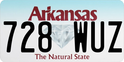 AR license plate 728WUZ