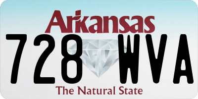 AR license plate 728WVA