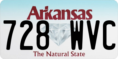 AR license plate 728WVC