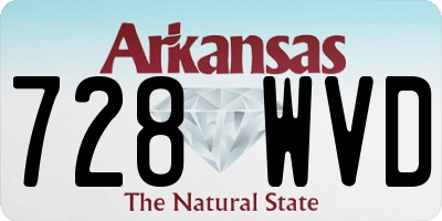 AR license plate 728WVD