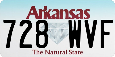 AR license plate 728WVF